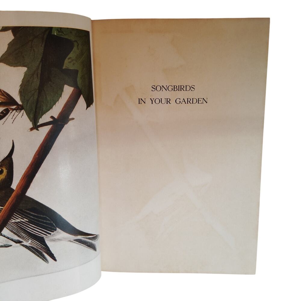 John K. Terres Songbirds in Your Garden 1953 Vintage Hardcover Birding Book